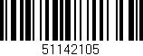 Código de barras (EAN, GTIN, SKU, ISBN): '51142105'