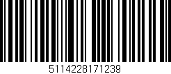 Código de barras (EAN, GTIN, SKU, ISBN): '5114228171239'