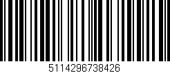 Código de barras (EAN, GTIN, SKU, ISBN): '5114296738426'