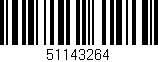 Código de barras (EAN, GTIN, SKU, ISBN): '51143264'