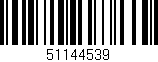 Código de barras (EAN, GTIN, SKU, ISBN): '51144539'