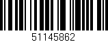 Código de barras (EAN, GTIN, SKU, ISBN): '51145862'