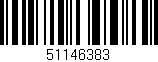 Código de barras (EAN, GTIN, SKU, ISBN): '51146383'