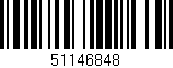 Código de barras (EAN, GTIN, SKU, ISBN): '51146848'