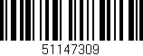 Código de barras (EAN, GTIN, SKU, ISBN): '51147309'