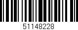 Código de barras (EAN, GTIN, SKU, ISBN): '51148228'