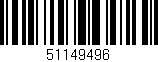 Código de barras (EAN, GTIN, SKU, ISBN): '51149496'