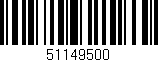 Código de barras (EAN, GTIN, SKU, ISBN): '51149500'