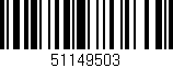 Código de barras (EAN, GTIN, SKU, ISBN): '51149503'
