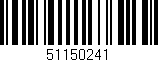 Código de barras (EAN, GTIN, SKU, ISBN): '51150241'