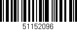 Código de barras (EAN, GTIN, SKU, ISBN): '51152096'