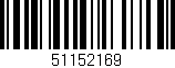 Código de barras (EAN, GTIN, SKU, ISBN): '51152169'