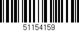 Código de barras (EAN, GTIN, SKU, ISBN): '51154159'