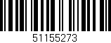 Código de barras (EAN, GTIN, SKU, ISBN): '51155273'