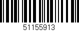 Código de barras (EAN, GTIN, SKU, ISBN): '51155913'