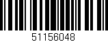 Código de barras (EAN, GTIN, SKU, ISBN): '51156048'