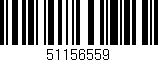Código de barras (EAN, GTIN, SKU, ISBN): '51156559'