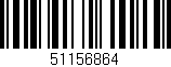 Código de barras (EAN, GTIN, SKU, ISBN): '51156864'