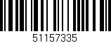 Código de barras (EAN, GTIN, SKU, ISBN): '51157335'