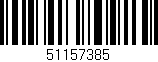 Código de barras (EAN, GTIN, SKU, ISBN): '51157385'