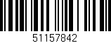 Código de barras (EAN, GTIN, SKU, ISBN): '51157842'