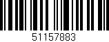 Código de barras (EAN, GTIN, SKU, ISBN): '51157883'