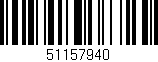 Código de barras (EAN, GTIN, SKU, ISBN): '51157940'