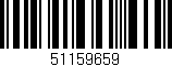 Código de barras (EAN, GTIN, SKU, ISBN): '51159659'