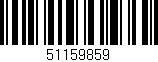 Código de barras (EAN, GTIN, SKU, ISBN): '51159859'