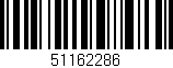 Código de barras (EAN, GTIN, SKU, ISBN): '51162286'