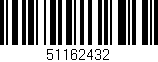Código de barras (EAN, GTIN, SKU, ISBN): '51162432'