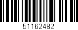 Código de barras (EAN, GTIN, SKU, ISBN): '51162482'
