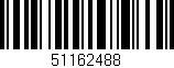 Código de barras (EAN, GTIN, SKU, ISBN): '51162488'