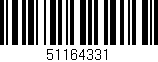 Código de barras (EAN, GTIN, SKU, ISBN): '51164331'