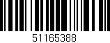 Código de barras (EAN, GTIN, SKU, ISBN): '51165388'