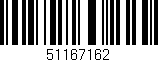 Código de barras (EAN, GTIN, SKU, ISBN): '51167162'