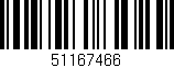 Código de barras (EAN, GTIN, SKU, ISBN): '51167466'