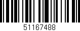 Código de barras (EAN, GTIN, SKU, ISBN): '51167488'