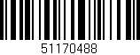 Código de barras (EAN, GTIN, SKU, ISBN): '51170488'