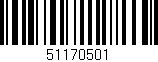 Código de barras (EAN, GTIN, SKU, ISBN): '51170501'