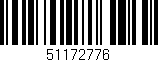 Código de barras (EAN, GTIN, SKU, ISBN): '51172776'