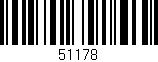 Código de barras (EAN, GTIN, SKU, ISBN): '51178'