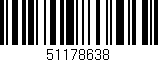 Código de barras (EAN, GTIN, SKU, ISBN): '51178638'