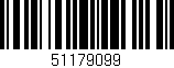 Código de barras (EAN, GTIN, SKU, ISBN): '51179099'