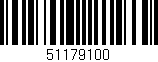 Código de barras (EAN, GTIN, SKU, ISBN): '51179100'