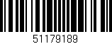 Código de barras (EAN, GTIN, SKU, ISBN): '51179189'