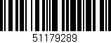 Código de barras (EAN, GTIN, SKU, ISBN): '51179289'