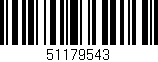 Código de barras (EAN, GTIN, SKU, ISBN): '51179543'