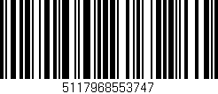 Código de barras (EAN, GTIN, SKU, ISBN): '5117968553747'
