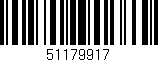 Código de barras (EAN, GTIN, SKU, ISBN): '51179917'